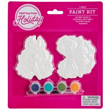 Destination Holiday Sacred Heart & Butterfly Magnet Painting Set