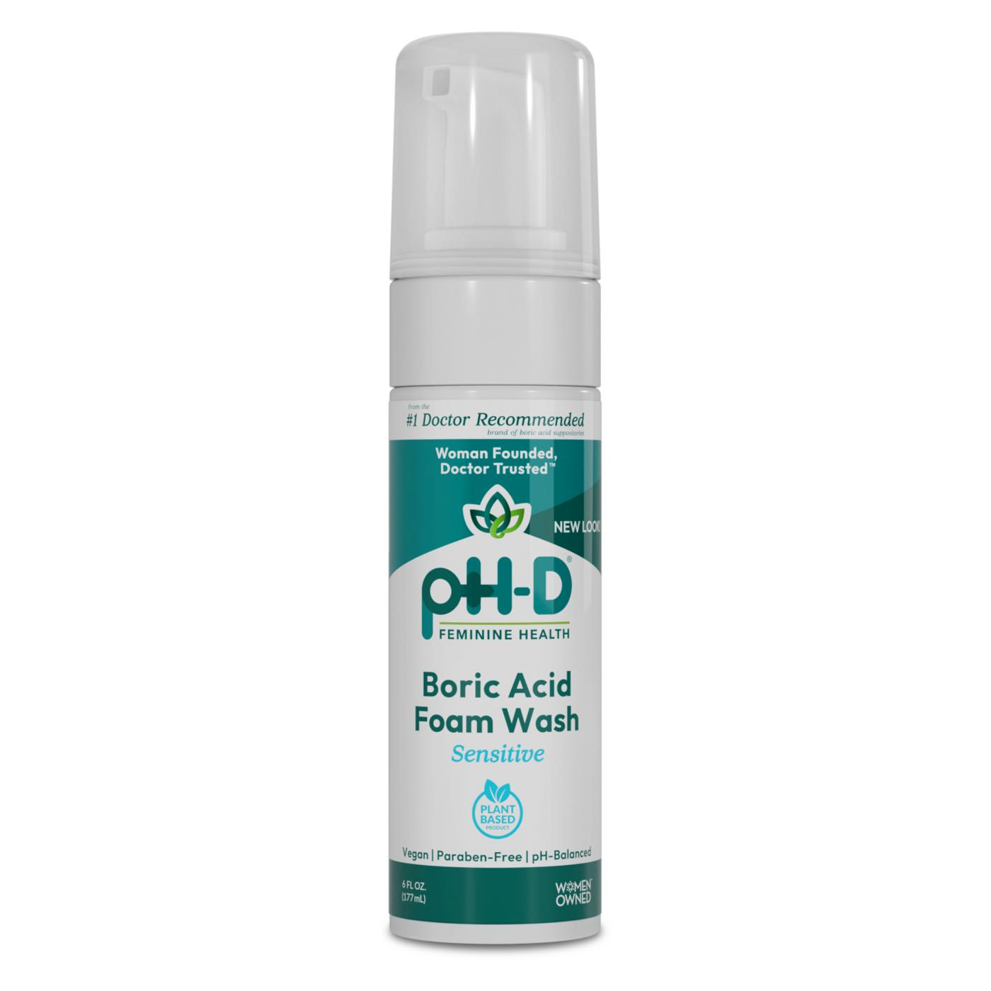 PH-D Feminine Health Boric Acid Foam Wash - Sensitive; image 1 of 2