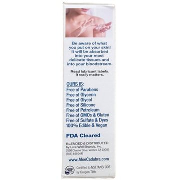 Aloe Cadabra Lubricant & Moisturizer - Naked Strawberry, 2.5 oz