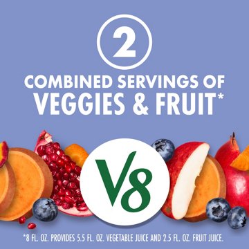 V8 Blissfully Berry Juice 6 pk Cans
