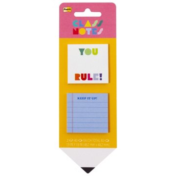 Post-it Class Notes You Rule, 2 pk