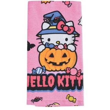 Hello Kitty Terry Backed Halloween Kitchen Towel, 19'' x 25''