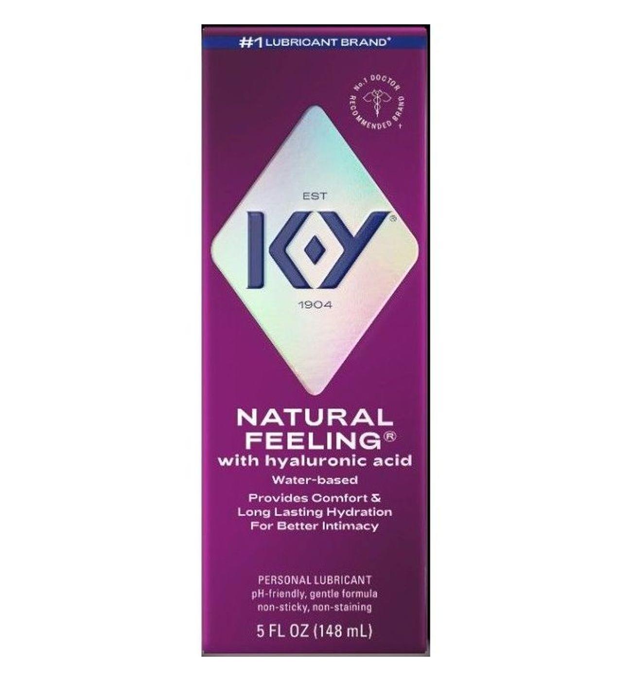 K-Y Natural Feeling Lubricant With Hyaluronic Acid; image 3 of 9