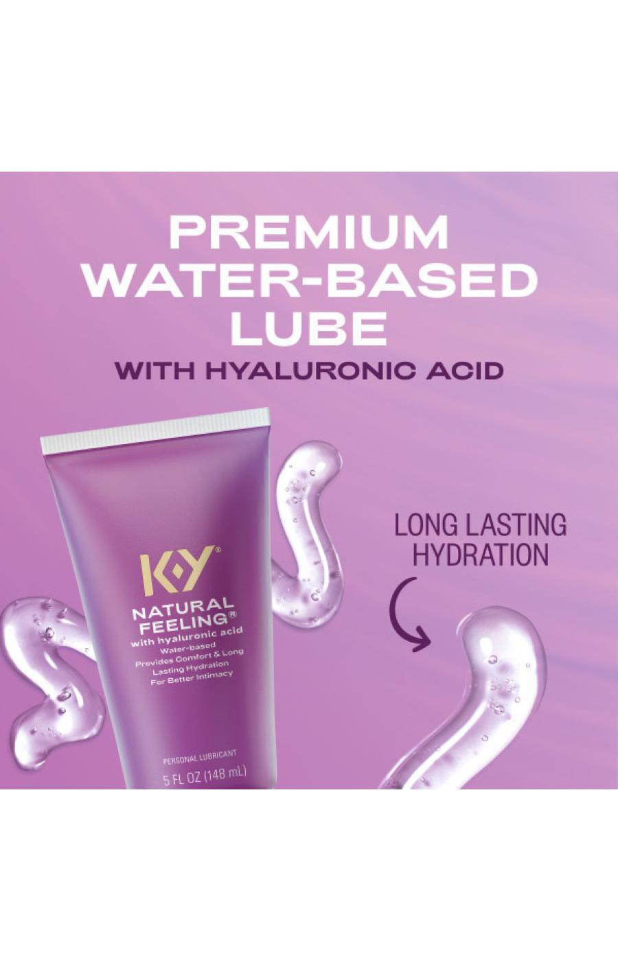 K-Y Natural Feeling Lubricant With Hyaluronic Acid; image 7 of 9