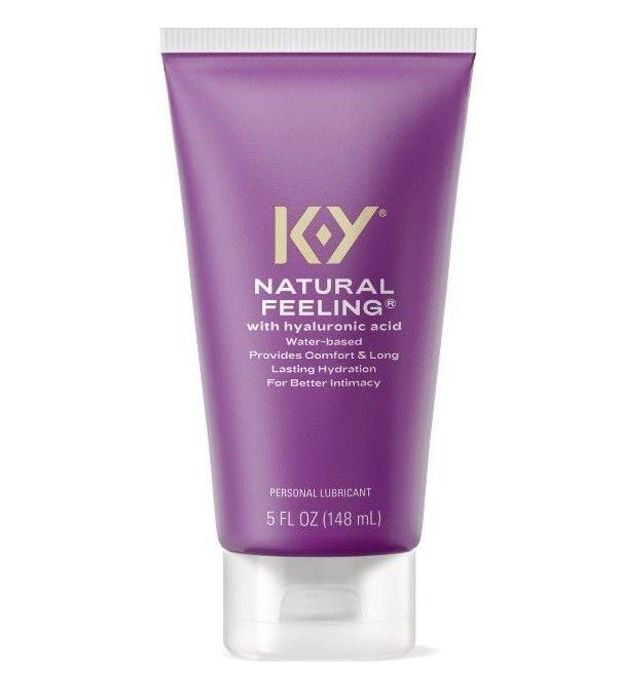 K-Y Natural Feeling Lubricant With Hyaluronic Acid; image 8 of 9