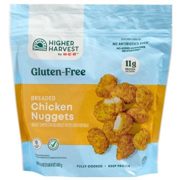Higher Harvest by H-E-B Frozen Gluten Free Chicken Nuggets