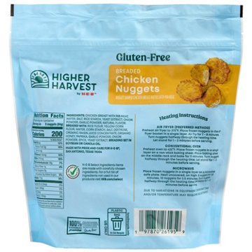 Higher Harvest by H-E-B Frozen Gluten Free Chicken Nuggets