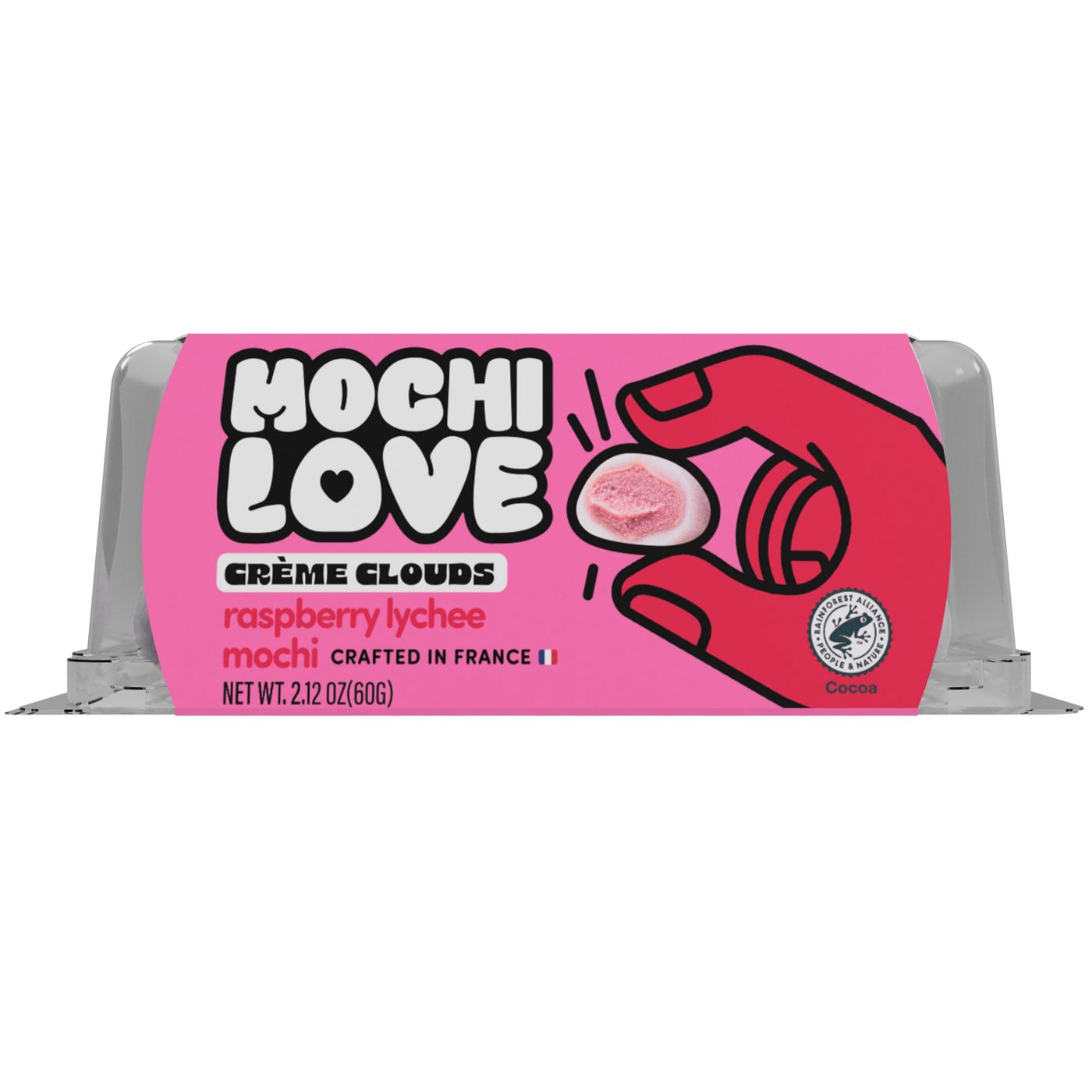 Mochi Love Creme Clouds Raspberry Lychee Mochi; image 1 of 4