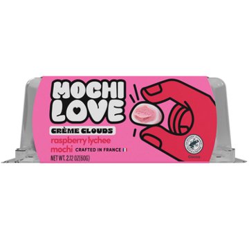 Mochi Love Creme Clouds Raspberry Lychee Mochi