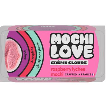 Mochi Love Creme Clouds Raspberry Lychee Mochi