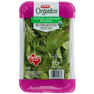 H-E-B Organics Super Greens - Texas-Size Pack, 16 oz