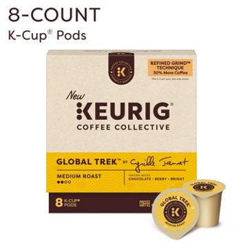 Keurig Coffee Collective Global Trek Medium Roast Single Serve Coffee K Cups