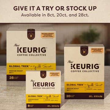 Keurig Coffee Collective Global Trek Medium Roast Single Serve Coffee K Cups