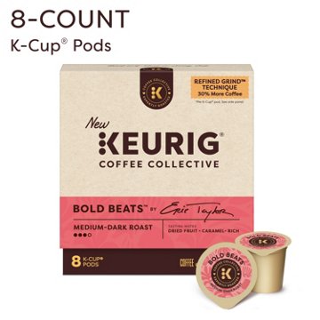 Keurig Coffee Collective Bold Beats Medium Dark Roast Single Serve Coffee K Cups