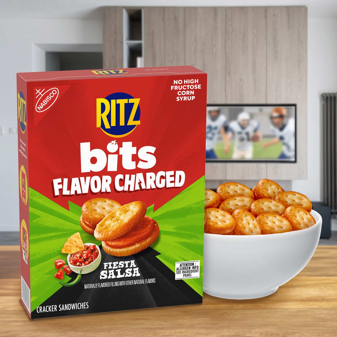 Ritz Bits Flavor Charged Fiesta Salsa Sandwich Crackers; image 7 of 8