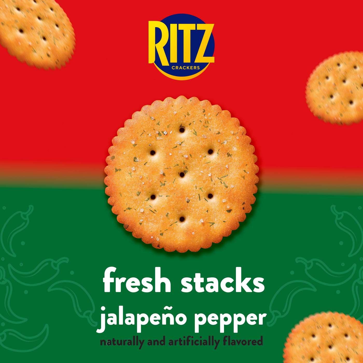Ritz Fresh Stacks Jalapeño Pepper Crackers; image 3 of 10
