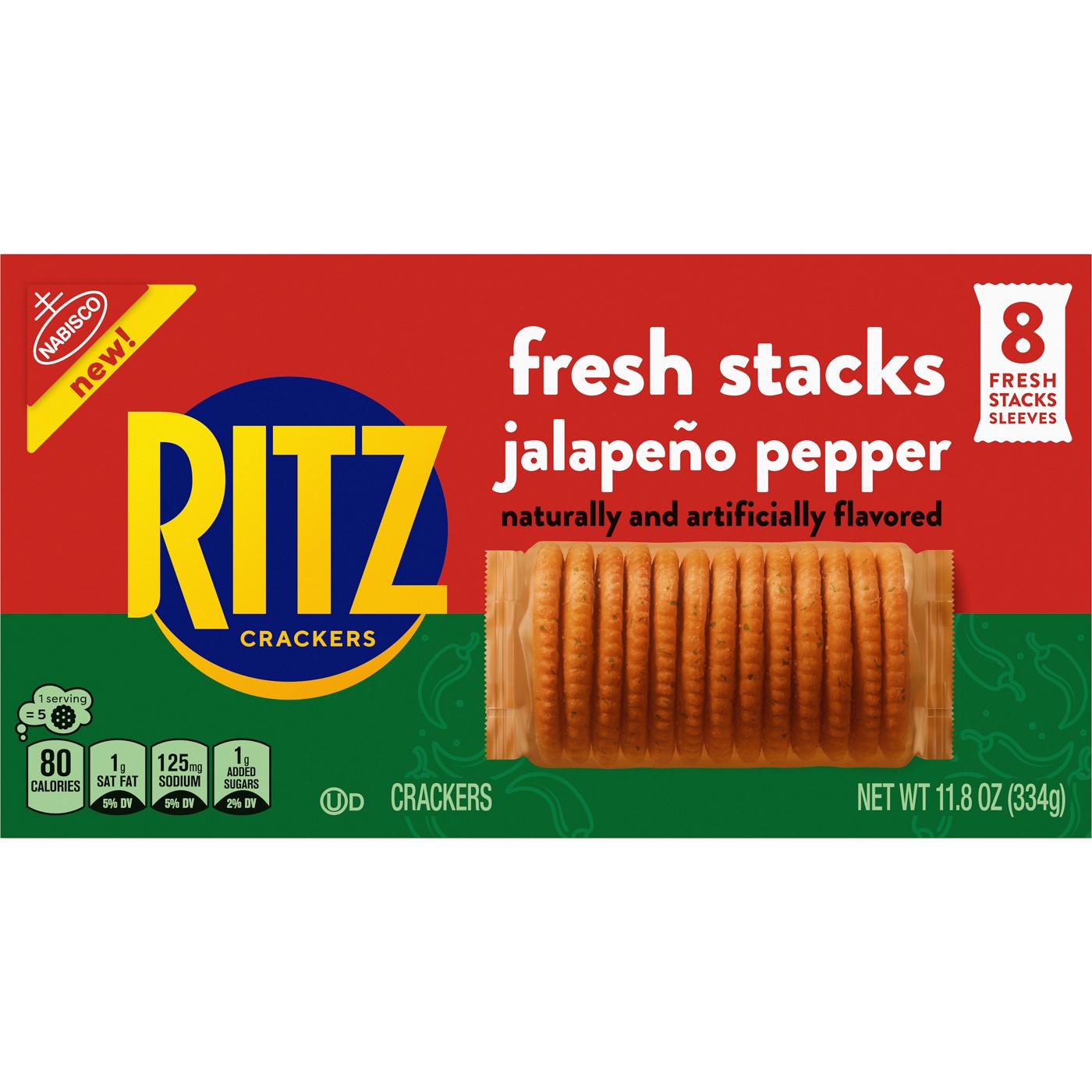Ritz Fresh Stacks Jalapeño Pepper Crackers; image 10 of 10
