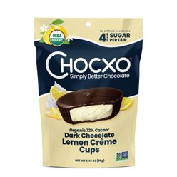 Chocxo 85% Dark Chocolate Coconut Cups, 3.45 oz | Central Market
