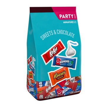 Hershey's, Reese's, Kit Kat & Airheads Assorted Miniature Size Candy - Party Pack