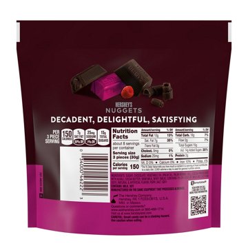 Hershey's Nuggets Dark Chocolate Raspberry Decadence Flavored Candy - Share Pack