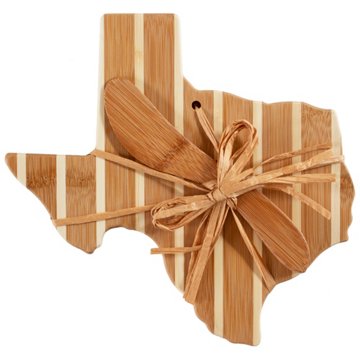 Totally Bamboo Texas Board & Spreader Knife Set, 2 pc