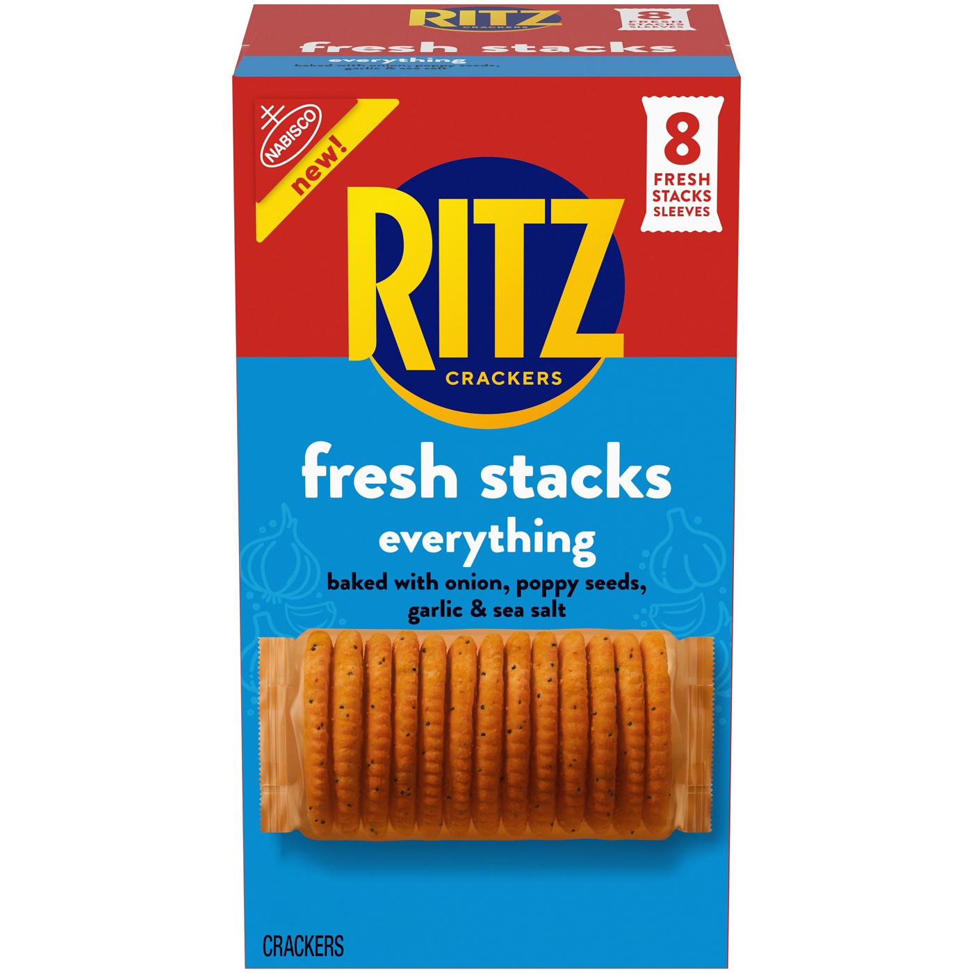 Ritz Fresh Stacks Everything Crackers; image 1 of 10