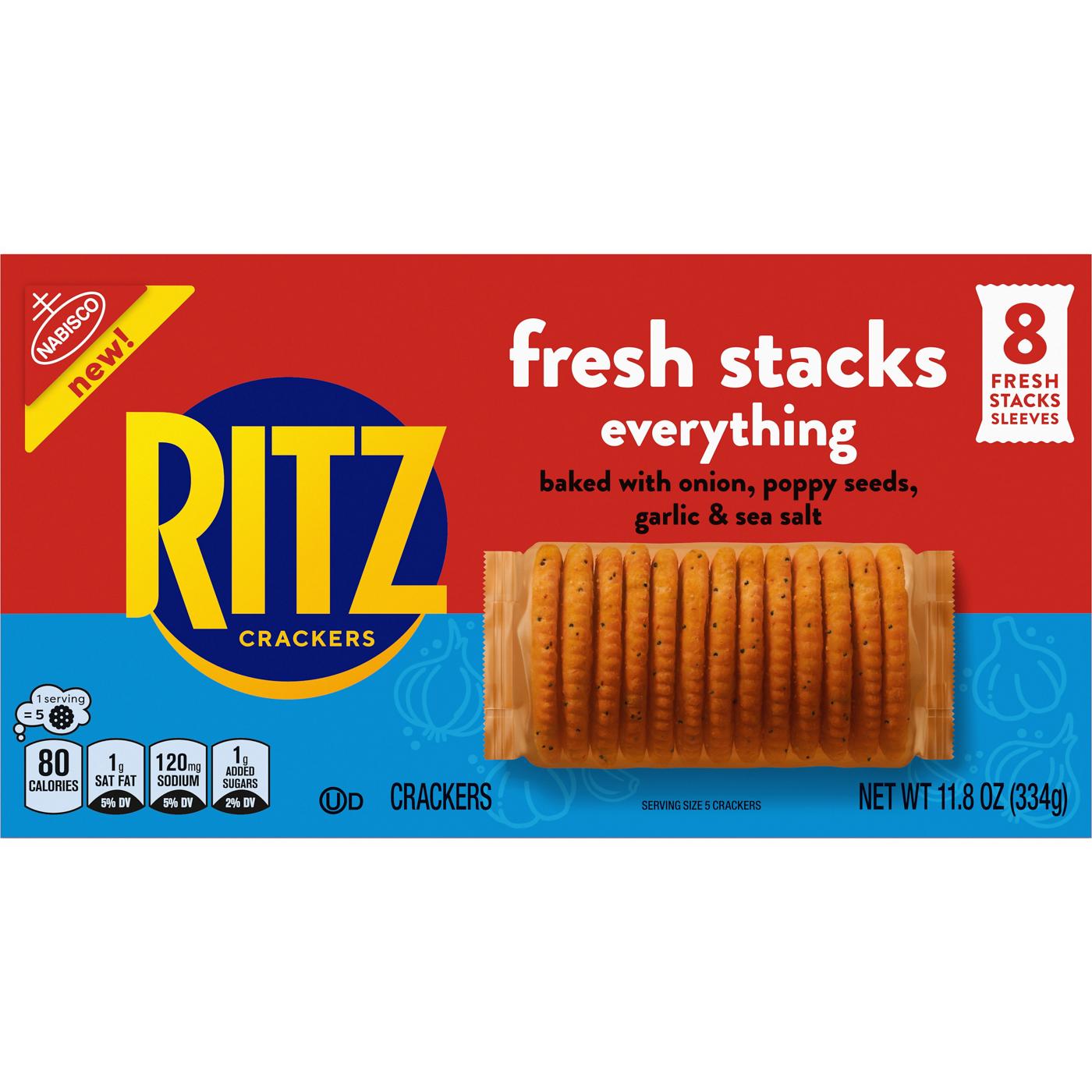 Ritz Fresh Stacks Everything Crackers; image 10 of 10