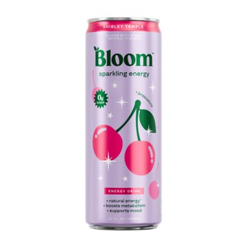 Bloom Sparkling Energy Shirley Temple Energy Drink