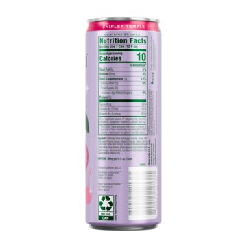 Bloom Sparkling Energy Shirley Temple Energy Drink