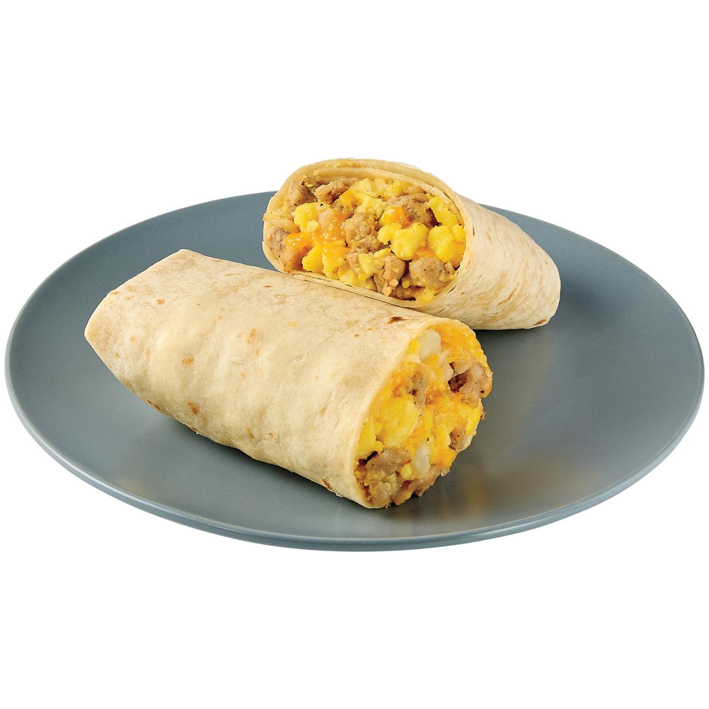 Meal Simple by H‑E‑B The Classic Breakfast Burrito - Sausage, Egg & Cheese; image 3 of 4