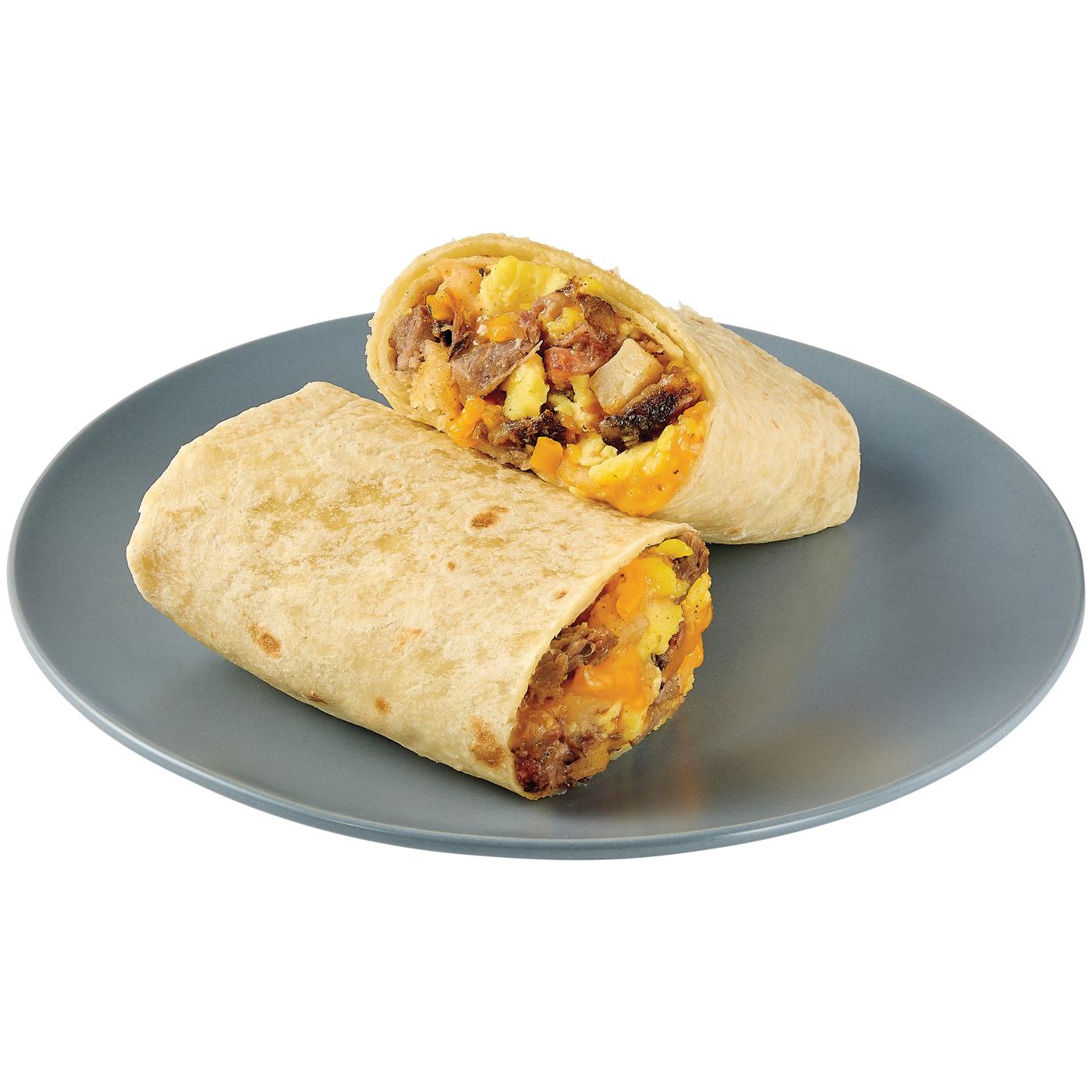 Meal Simple by H‑E‑B The Brisket Sunrise Breakfast Burrito - Brisket, Egg & Cheese; image 3 of 4