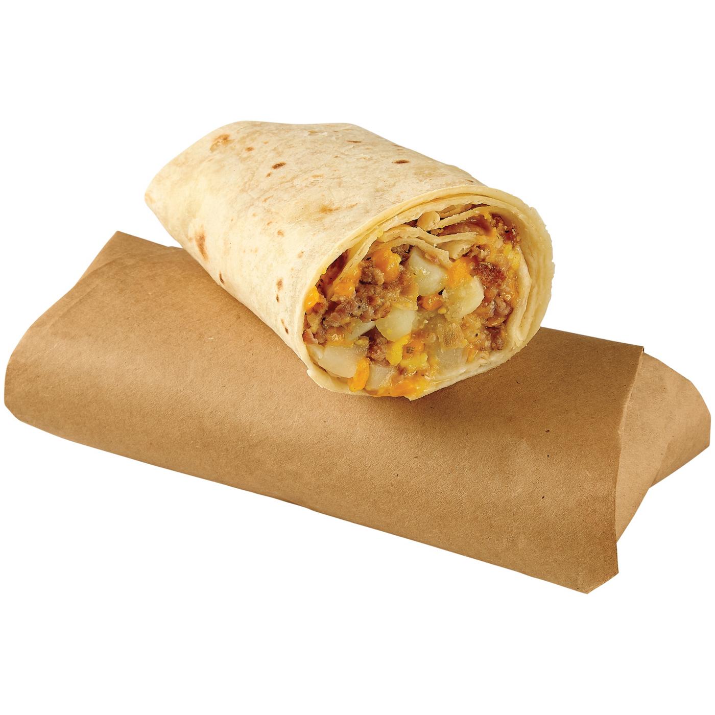 Meal Simple by H‑E‑B The Morning Grind Breakfast Burrito - Bacon, Egg & Cheese; image 4 of 4