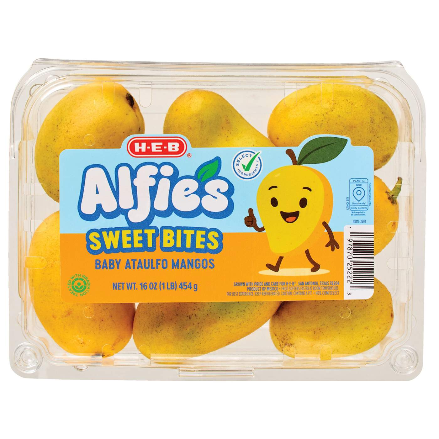 H-E-B Alfie's Sweet Bites Baby Ataulfo Mangos; image 1 of 2
