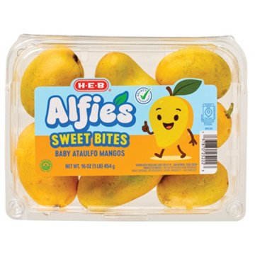 H-E-B Alfie's Sweet Bites Baby Ataulfo Mangos, 16 oz