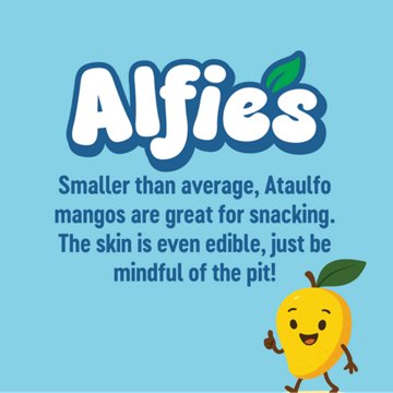H-E-B Alfie's Sweet Bites Baby Ataulfo Mangos, 16 oz