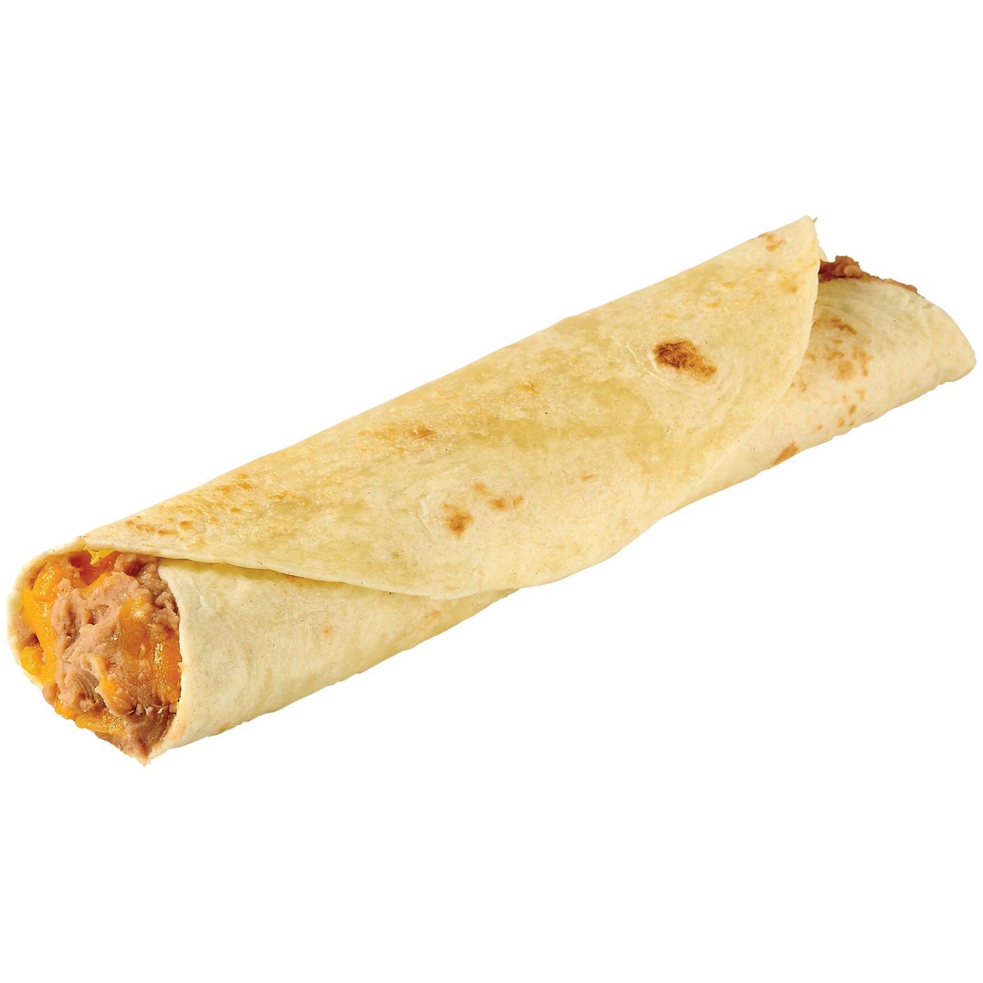 Hill Country Fare Bean & Cheese Breakfast Taco; image 3 of 3