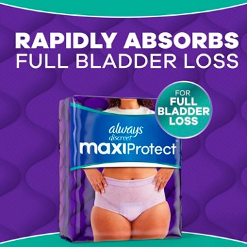 Always Discreet MaxiProtect Maximum Plus Incontinence Underwear L