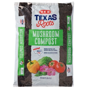 H-E-B Texas Roots Mushroom Compost, .75 cu ft