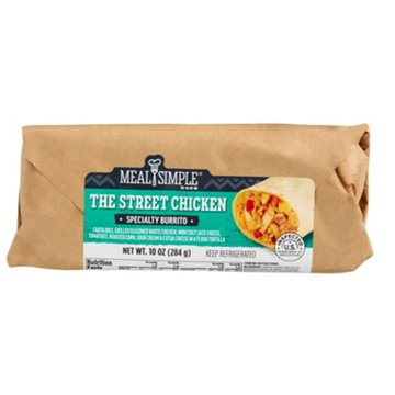 Meal Simple by H-E-B The Street Chicken Burrito - Chicken Fajita, 10 oz