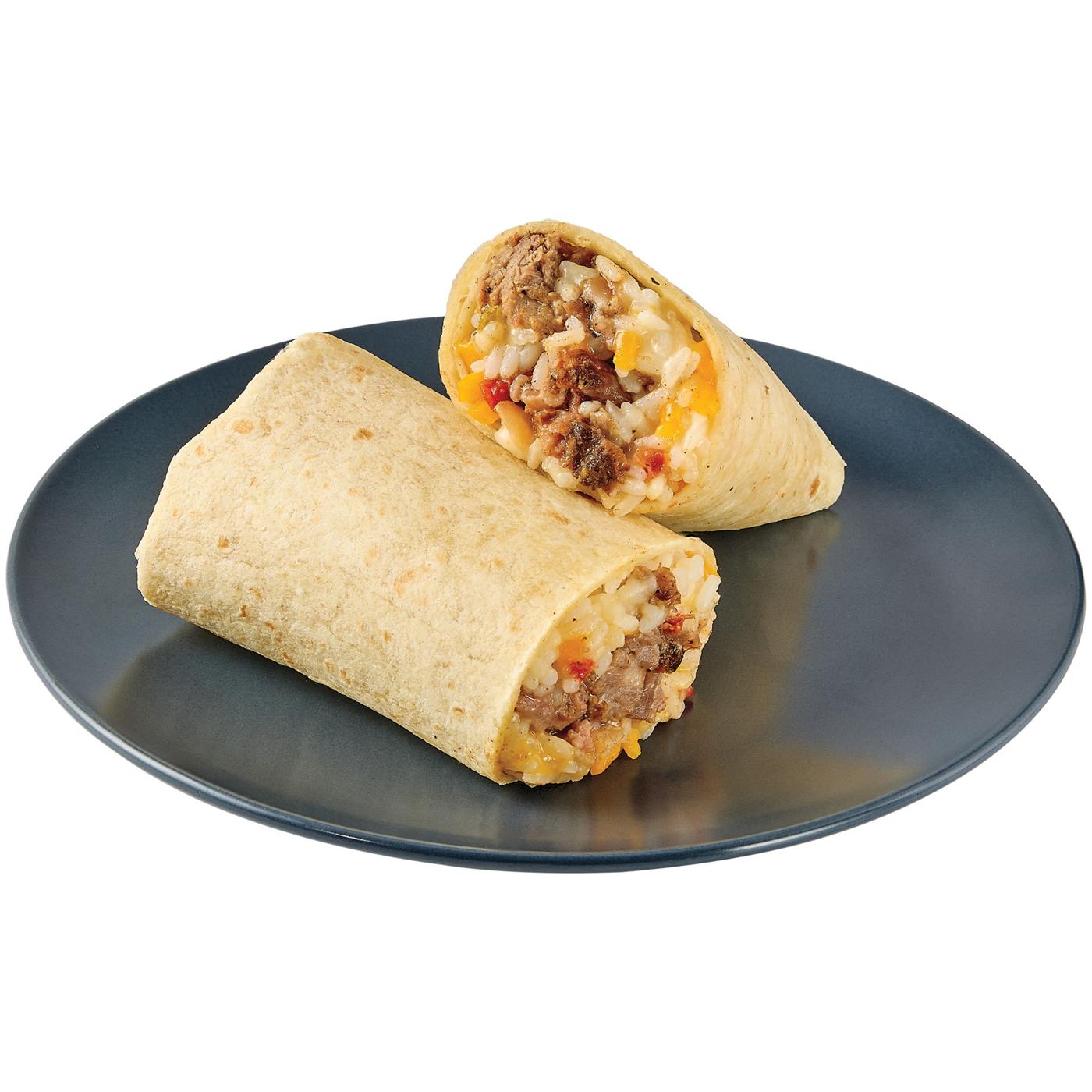 Meal Simple by H‑E‑B The Ranch Hand Burrito - Brisket & Rice; image 3 of 4