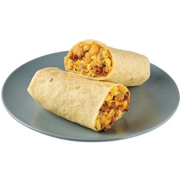 Meal Simple by H-E-B El Maximo Breakfast Burrito - Chorizo, Sausage, Bacon & Egg