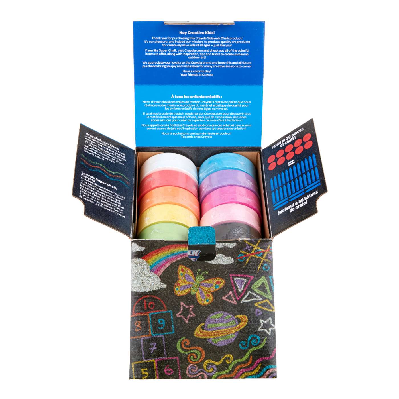 Crayola Washable Sidewalk Super Chalk; image 6 of 6