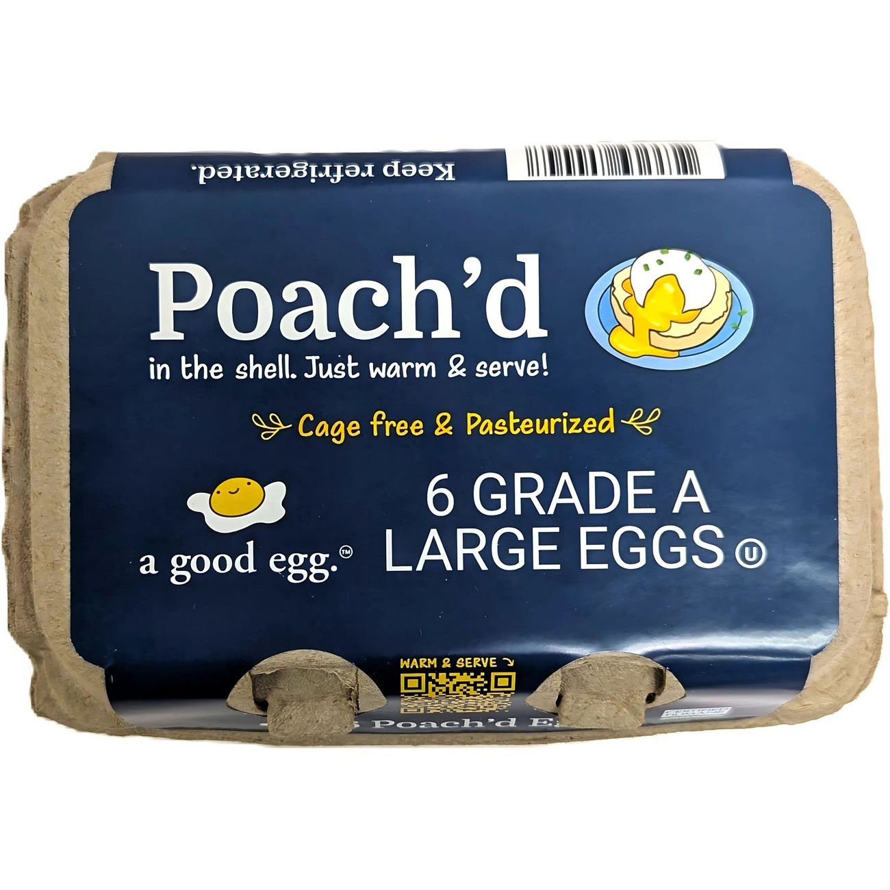 Fearless Eggs Poach'd Grade A Large Eggs - Shop Eggs & egg