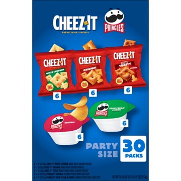 Cheez-It and Pringles Party Size Variety Pack