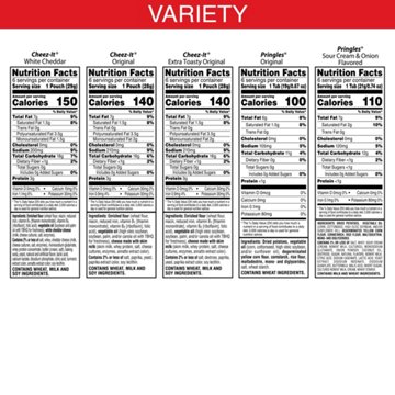 Cheez-It and Pringles Party Size Variety Pack