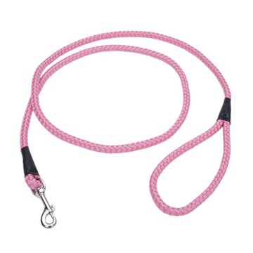 Coastal Rope Dog Leash - Bright Pink