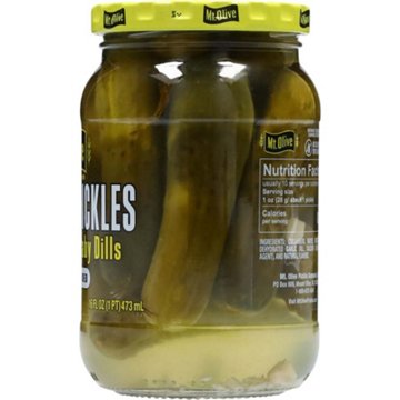 Mt. Olive Clearly Pickles Kosher Baby Dills, 16 oz