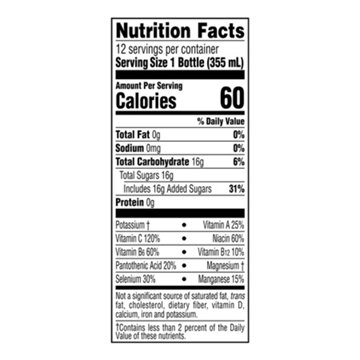 Glaceau Vitaminwater Acai Blueberry Pomegranate XXX Beverage 12 pk Bottles