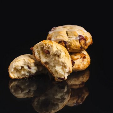 Aphrodite Cranberry White Chocolate Scookies, 4 ct