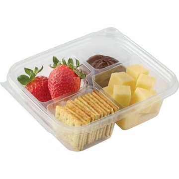 Meal Simple by H-E-B Small Snack Tray - Chocolate Hummus & Strawberries